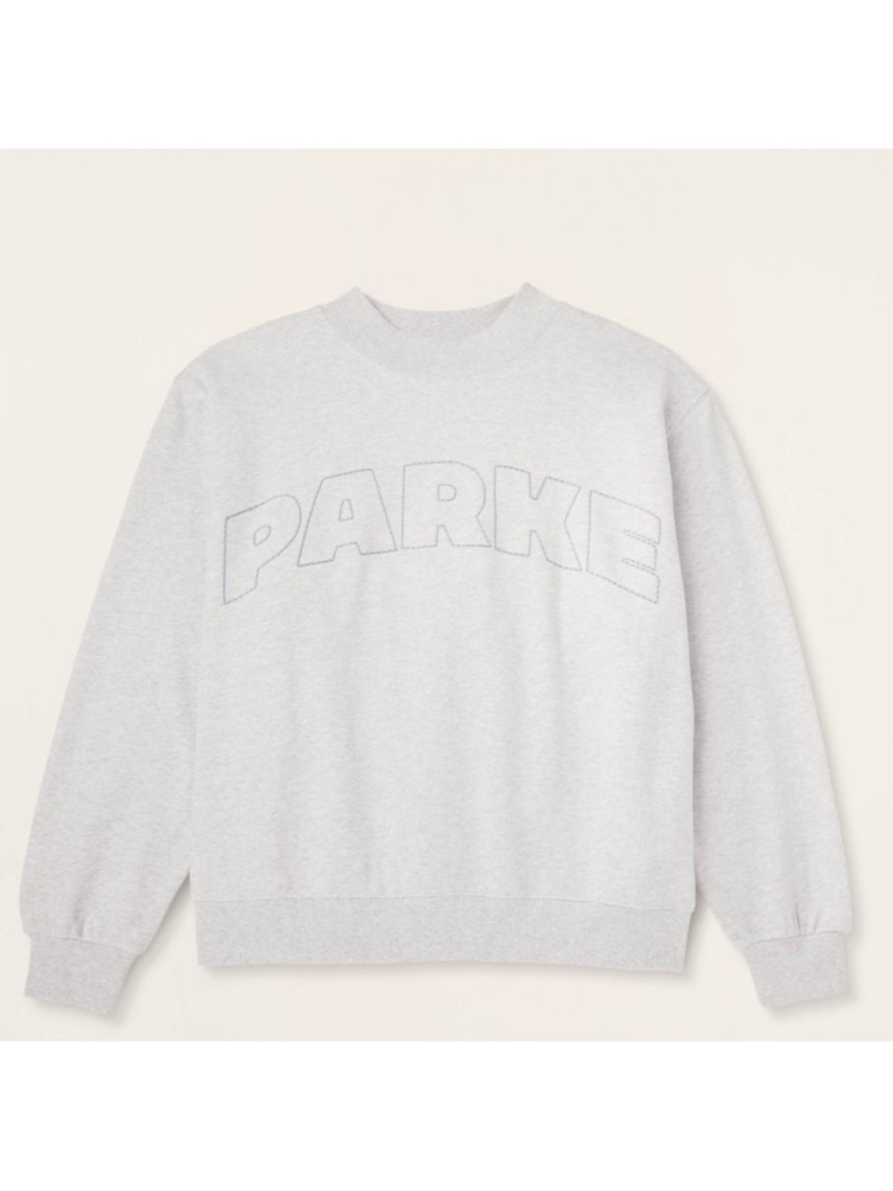 Women's Mockneck Pullover Sweatshirt - Parke x Target Gray Small/ Medium
